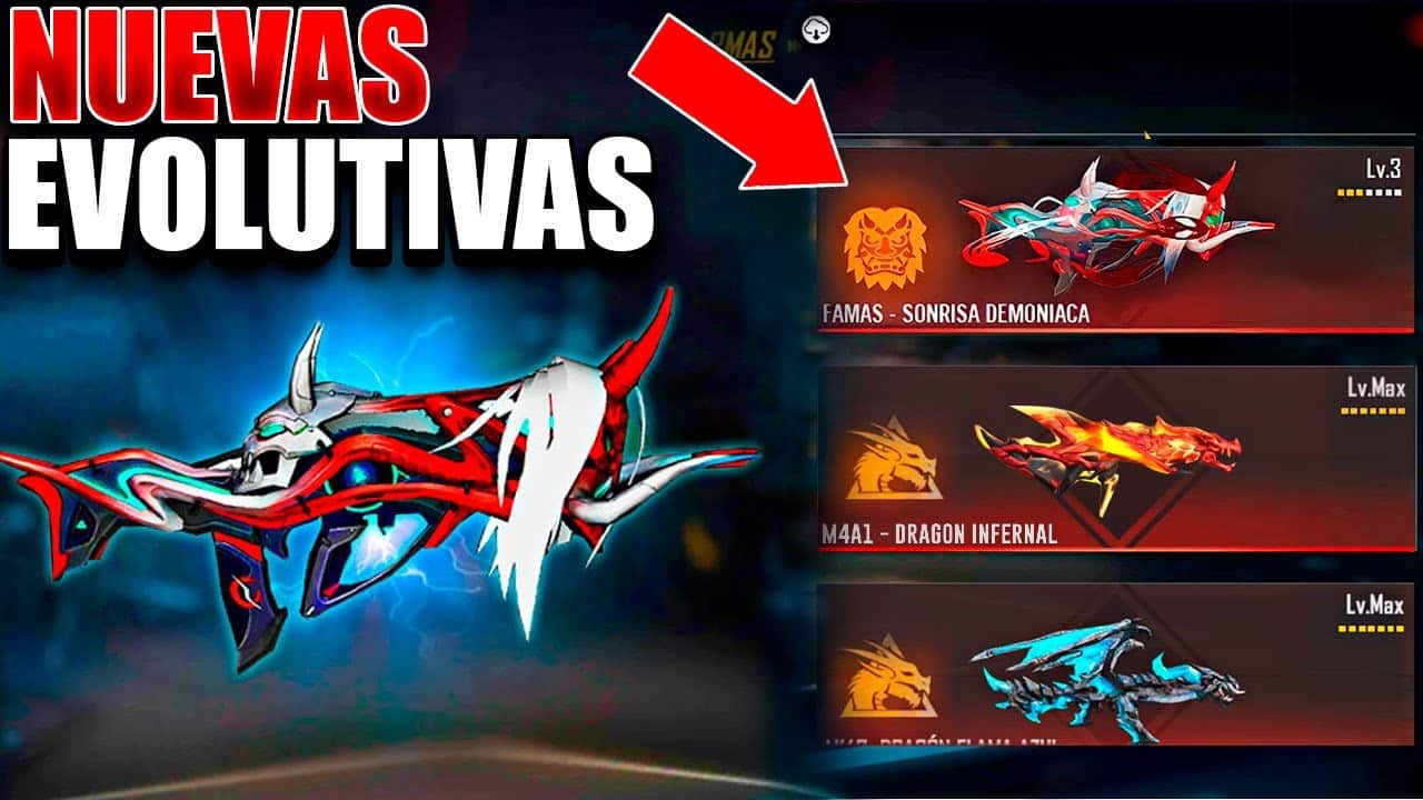 descubre las armas evolutivas mas poderosas en free fire guia completa