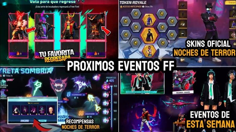 cuales son los eventos especiales de este mes en free fire