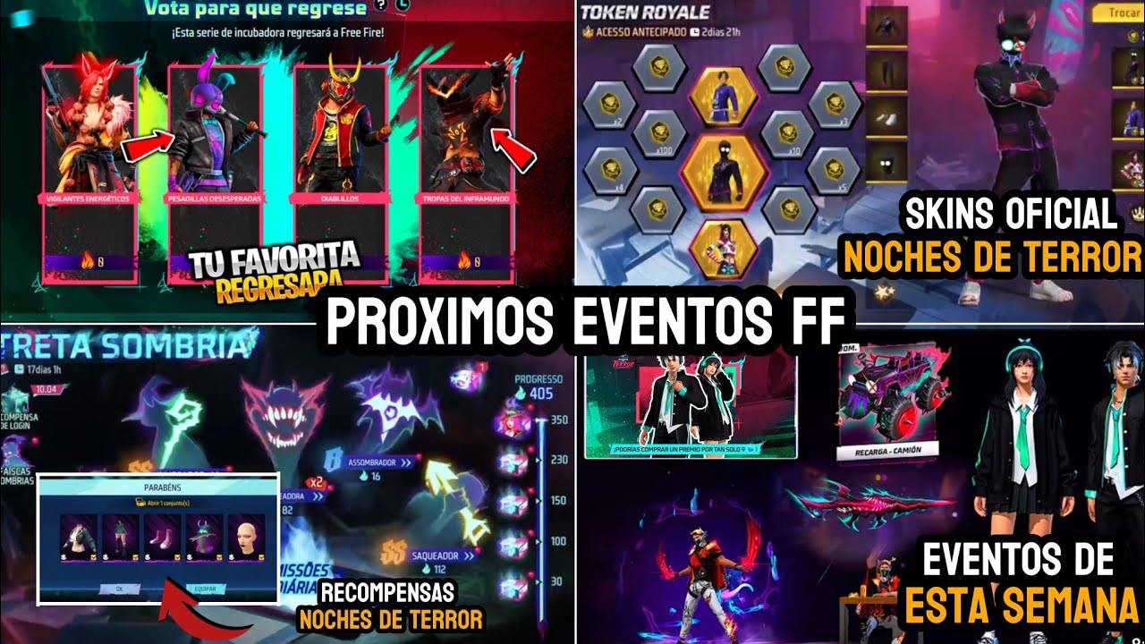 cuales son los eventos especiales de este mes en free fire